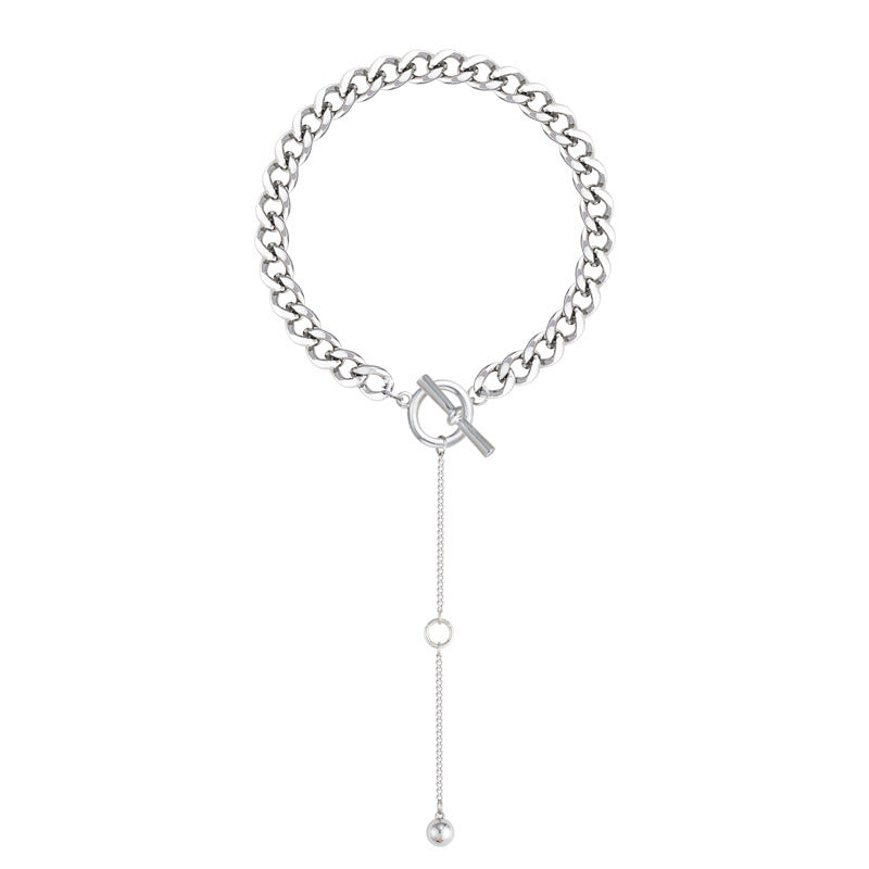 Necklace Female Ins Hip Hop Long Trendy Net Red Cold Wind 1618196085020