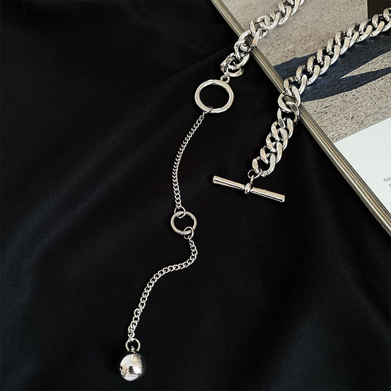 Necklace Female Ins Hip Hop Long Trendy Net Red Cold Wind 1618196085045