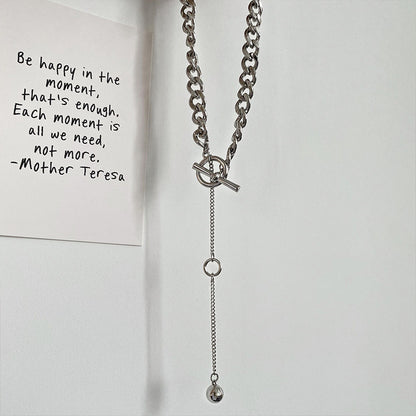 Necklace Female Ins Hip Hop Long Trendy Net Red Cold Wind 1618196085046