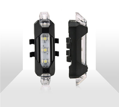 Bike Bicycle Light USB LED Rechargeable Safety Set Mountain Cycle Front Back Headlight Lamp Flashlight Bike Accessories 16181