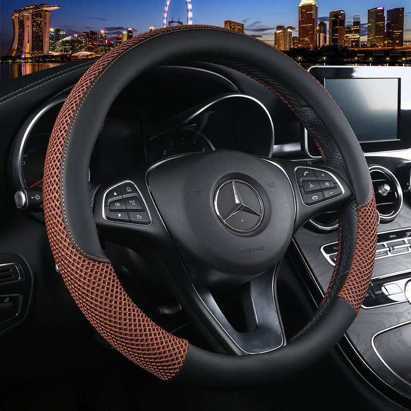 New Car Steering Wheel Cover Summer Breathable Ice Silk 1618199968065