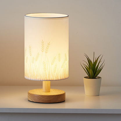 Simple and modern Nordic bedroom bedside lamp wooden dimmable LED warm light creative wooden table lamp 1618208986198