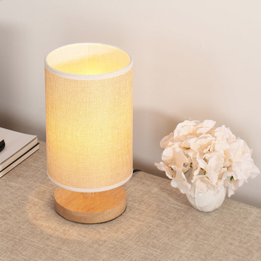 Simple and modern Nordic bedroom bedside lamp wooden dimmable LED warm light creative wooden table lamp 1618208986200