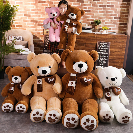 Big Bear Plush Toy Hugs Bear Teddy Bear Panda Doll Ragdoll Give Children Girls Dolls Birthday Gifts 1618210341310