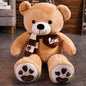 Big Bear Plush Toy Hugs Bear Teddy Bear Panda Doll Ragdoll Give Children Girls Dolls Birthday Gifts 1618210341317