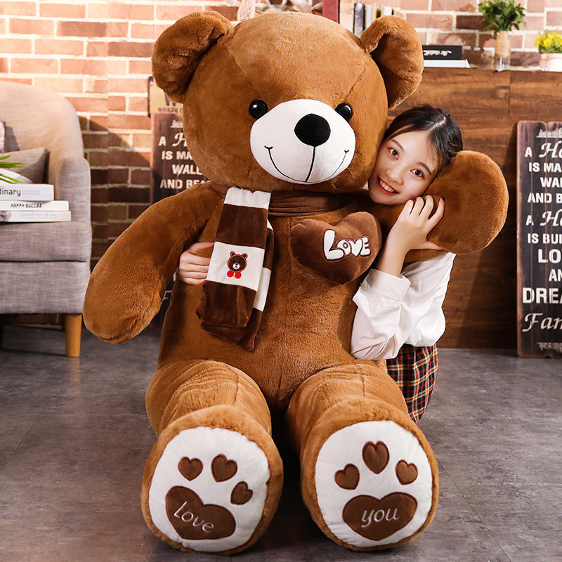 Big Bear Plush Toy Hugs Bear Teddy Bear Panda Doll Ragdoll Give Children Girls Dolls Birthday Gifts 1618210341318