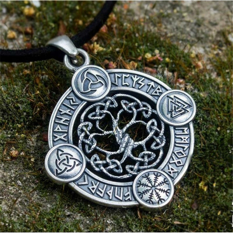 Men'S Wise Hot Life Tree In Europe And America Without Chain, Viking Accessories Nordic Style Pendant Pt406 1618283352278
