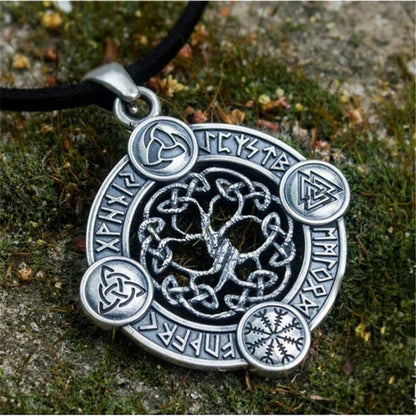 Men'S Wise Hot Life Tree In Europe And America Without Chain, Viking Accessories Nordic Style Pendant Pt406 1618283352278