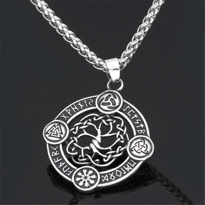 Men'S Wise Hot Life Tree In Europe And America Without Chain, Viking Accessories Nordic Style Pendant Pt406 1618283352299