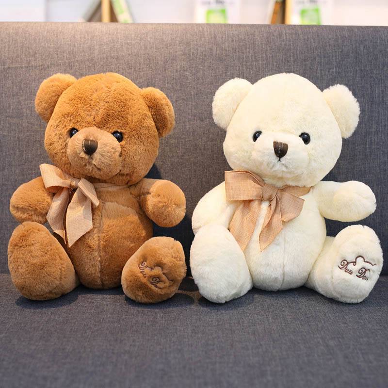Cute Teddy Bear Plush Toy Hug Bear Doll Butterfly Bow Tie Bear Doll Ragdoll Girl Birthday Gift 1618286162828