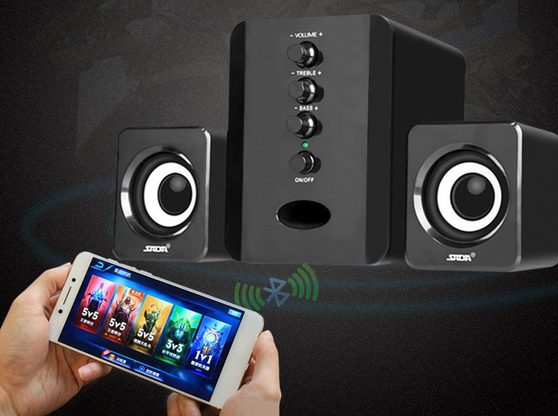 Speakers Computer D-202 Combination Music-Player Subwoofer-Sound-Box Smart-Phones Stereo 1618300191332