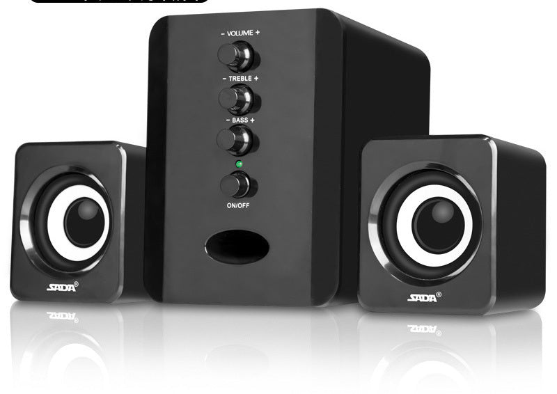 Speakers Computer D-202 Combination Music-Player Subwoofer-Sound-Box Smart-Phones Stereo 1618300191337