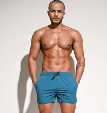 Fashion Casual Four-Way Stretch Loose Swimming Shorts 1618307316054