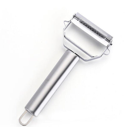 2 in1 Stainless Steel Potato Grater Julienne Peeler Kitchen Accessories Vegetables Peeler Double Planing Grater Kitchen Tools - HD Wireless Product #5