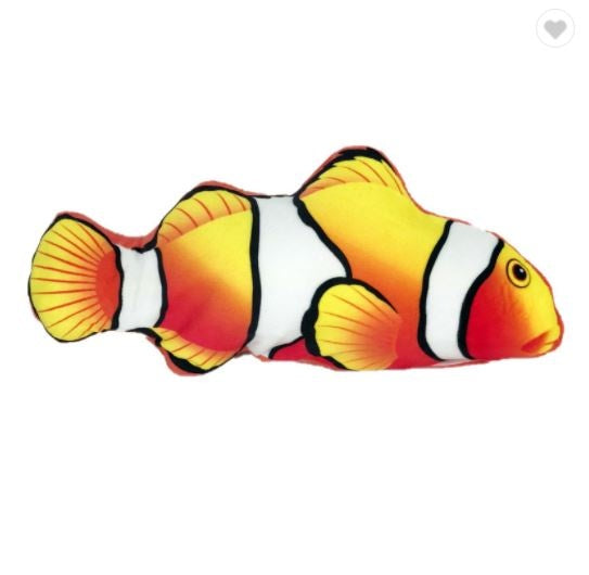 Electric Funny Cat Simulation Fish Beating Usb Jumping Cat Toy 1618369515081