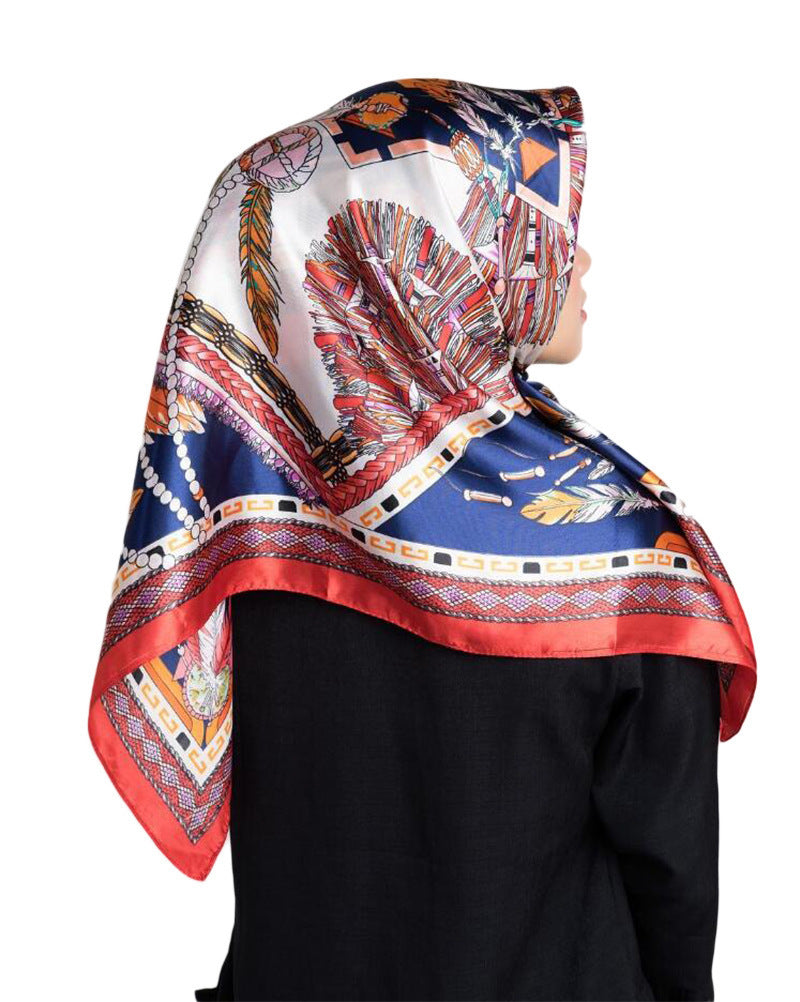 Fashion Simulation Silk Scarf Activity Gift Scarf 1618377252543