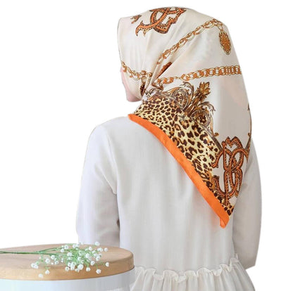 Fashion Simulation Silk Scarf Activity Gift Scarf 1618377252561