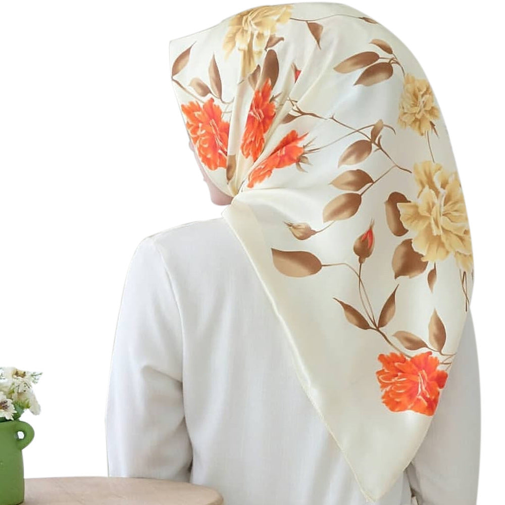 Fashion Simulation Silk Scarf Activity Gift Scarf 1618377252562