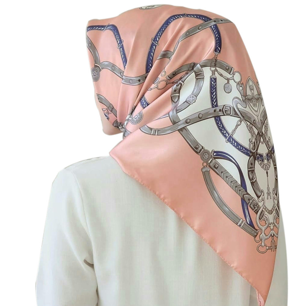 Fashion Simulation Silk Scarf Activity Gift Scarf 1618377253194