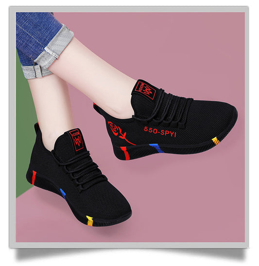 Net Red Light Casual Shoes Non-Slip Soft Sole Shoes 1618377465266