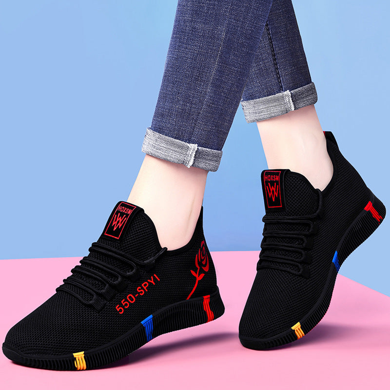 Net Red Light Casual Shoes Non-Slip Soft Sole Shoes 1618377465307