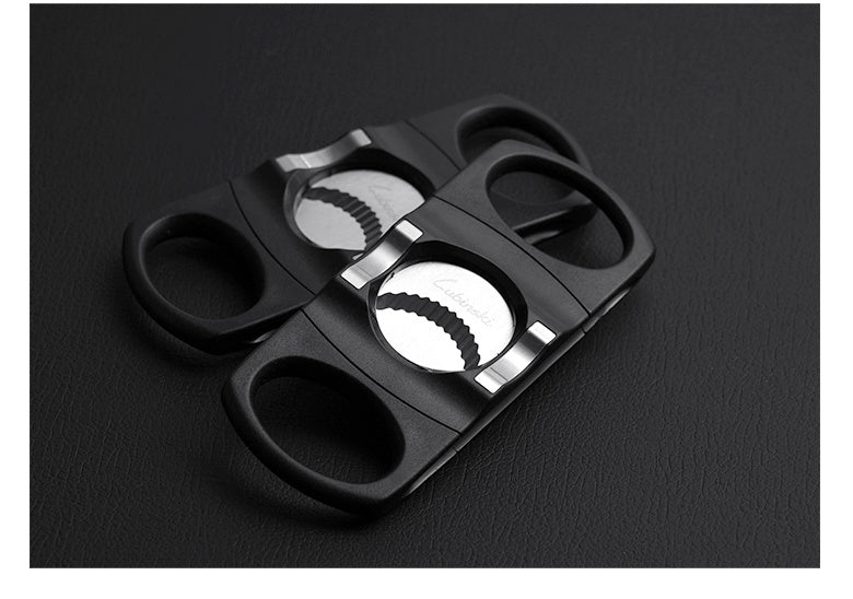 Cigar cutter Serrated double-edged cigar cutter Portable cigar cutter Cigar cutter blade design cigar cutter 1618387956695
