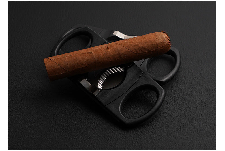 Cigar cutter Serrated double-edged cigar cutter Portable cigar cutter Cigar cutter blade design cigar cutter 1618387956715