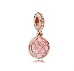 Rose Rose Gold Beads Diy Jewelry Accessories Rose Gold Snowflake Tree Of Life Starfish Love Pendant 1618388549522