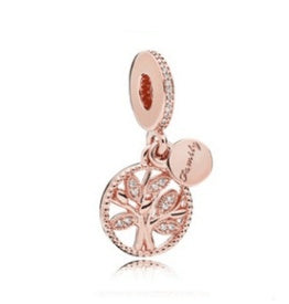 Rose Rose Gold Beads Diy Jewelry Accessories Rose Gold Snowflake Tree Of Life Starfish Love Pendant 1618388549817