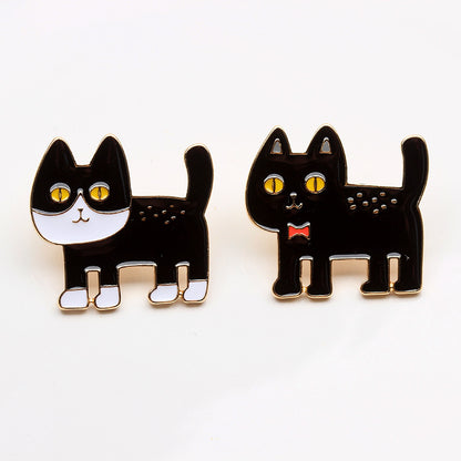 Bag Accessories Cartoon Dripping Oil Cute Alien Cat Brooch Japanese Badge Pin Badge Custom Wholesale 1618446419617