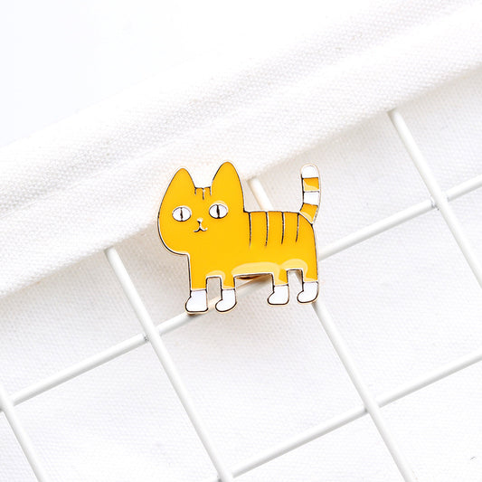 Bag Accessories Cartoon Dripping Oil Cute Alien Cat Brooch Japanese Badge Pin Badge Custom Wholesale 1618446419622