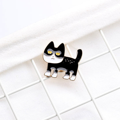 Bag Accessories Cartoon Dripping Oil Cute Alien Cat Brooch Japanese Badge Pin Badge Custom Wholesale 1618446419666