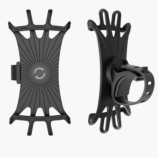 Mobile Phone Holder 360 Rotating Silicone Bicycle Scooter Mobile Phone Navigation Bracket - 图片 1