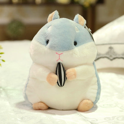 Cute Hamster Plush Toy Mouse Pendant Keychain Doll 1618457888967