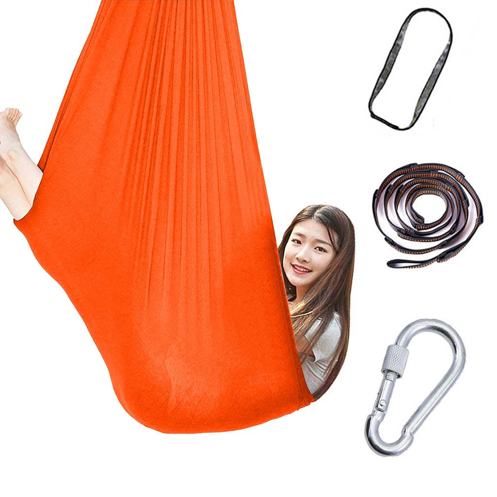 Kids  Cotton Outdoor Indoor Swing Hammock For Cuddle Up To Sensory Child Therapy Soft Elastic Parcel Steady Seat 161846955968