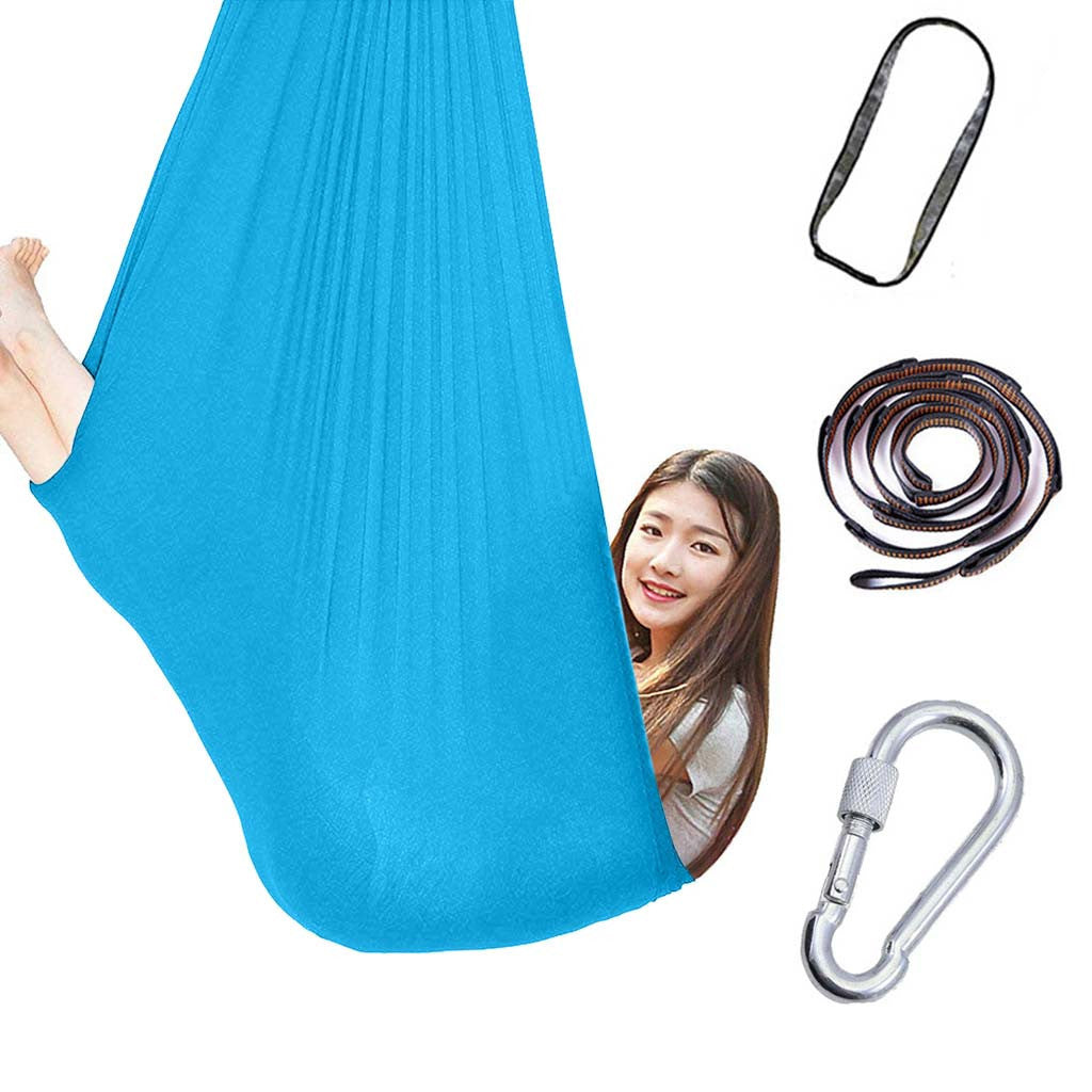 Kids  Cotton Outdoor Indoor Swing Hammock For Cuddle Up To Sensory Child Therapy Soft Elastic Parcel Steady Seat 161846955981