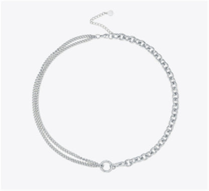 Titanium Steel European And American Double Thick Chain Necklace 1618486248443