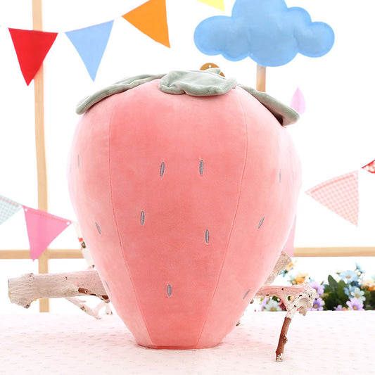 Factory Wholesale New Creative Fruit-Like Strawberry Pillow Large Soft Plush Toy Birthday Gift 1618538761707