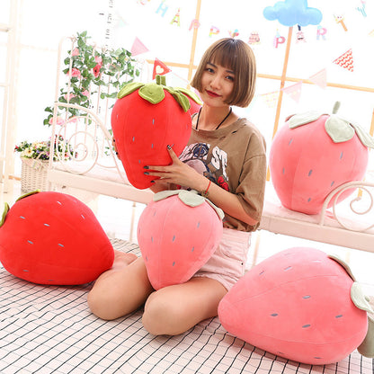 Factory Wholesale New Creative Fruit-Like Strawberry Pillow Large Soft Plush Toy Birthday Gift 1618538761708