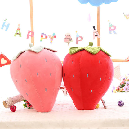 Factory Wholesale New Creative Fruit-Like Strawberry Pillow Large Soft Plush Toy Birthday Gift 1618538761712
