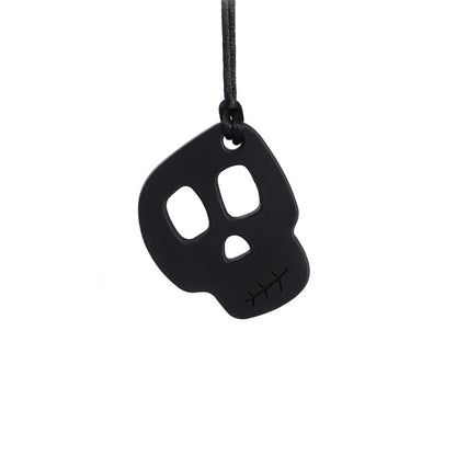 Autistic Children's Skull Teethers Sensual Chew Necklace Silicone Teether Teether Pendant 1618550713706