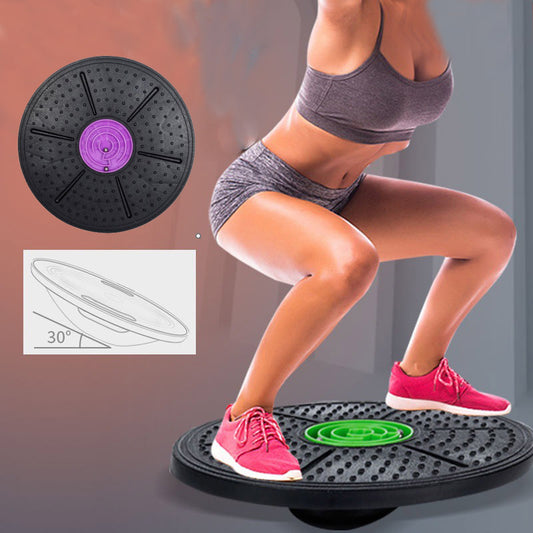 Yoga Balance Board Disc Stability Round Plates Exercise Trainer for Fitness Sports Waist Wriggling Fitness Balance Board 1618