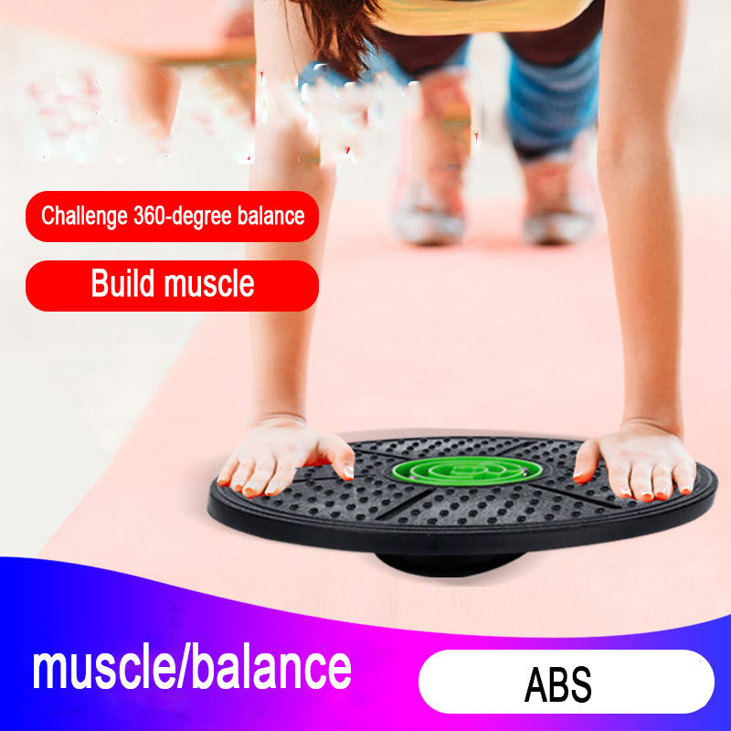 Yoga Balance Board Disc Stability Round Plates Exercise Trainer for Fitness Sports Waist Wriggling Fitness Balance Board 1618