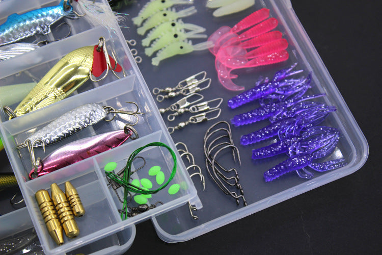 Fishing Gear Sequined Soft Bait Set 1618624482308