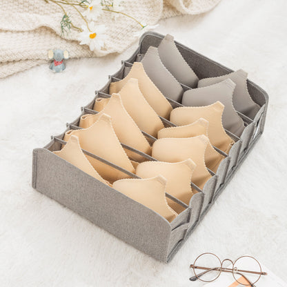 Cationic Underwear Storage Box Dormitory Fabric Bra, Socks, Panty Box 1618707742894