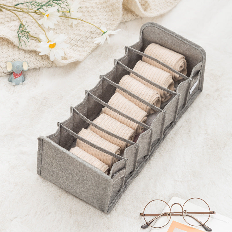 Cationic Underwear Storage Box Dormitory Fabric Bra, Socks, Panty Box 1618707781321