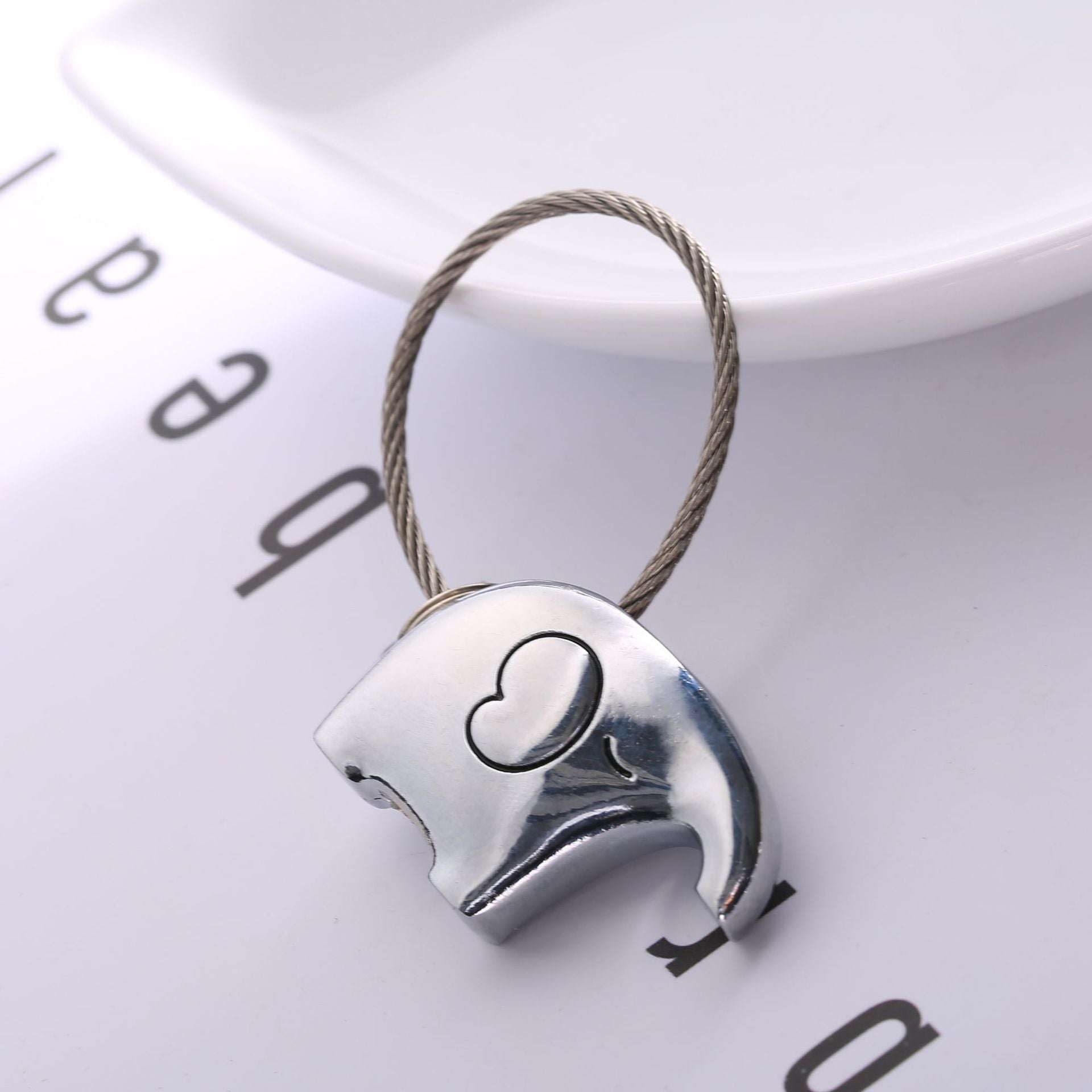 Creative Couple Pair Elephant Keychain Car Pendant 1618713261785