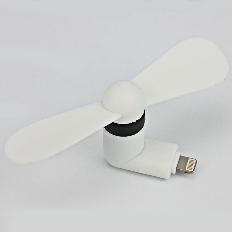 Compatible with Apple , Mobile Phone Mini Fan Android Portable Mobile Phone Mini Fan - 图片 1