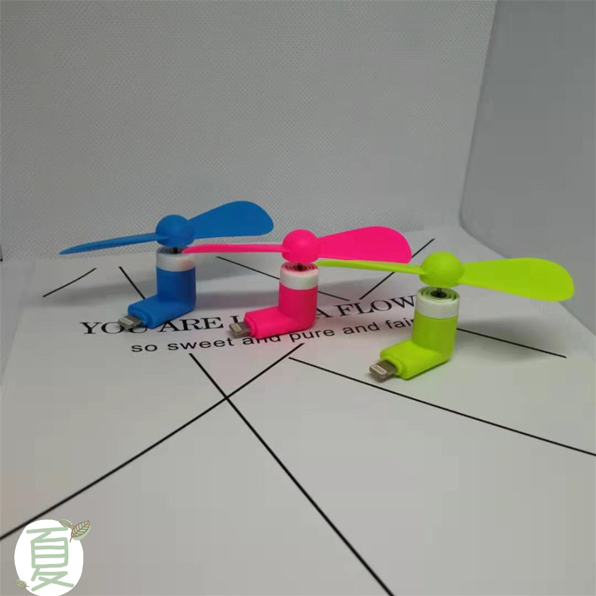 Compatible with Apple , Mobile Phone Mini Fan Android Portable Mobile Phone Mini Fan - 图片 4