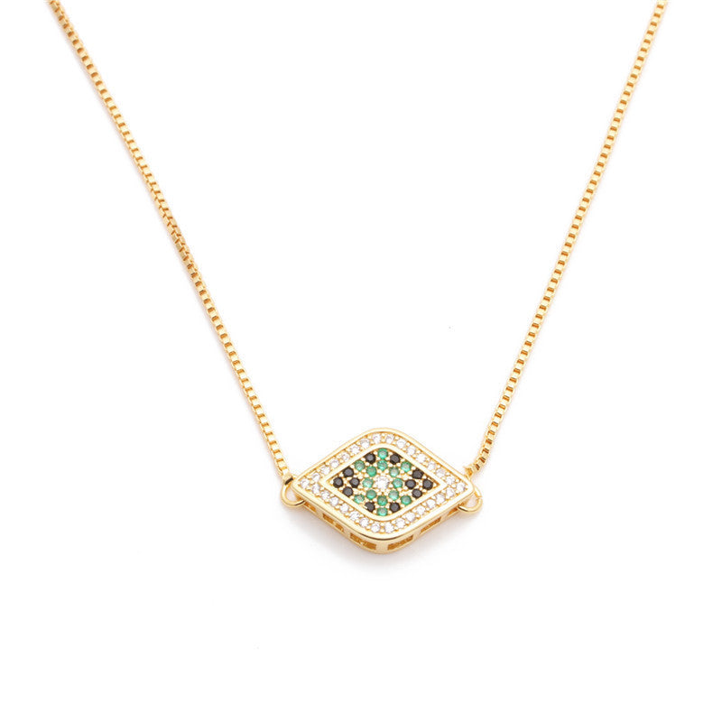 Micro-inlaid Zircon Creative Cylindrical Long Waist Long Diamond Necklace 1618728216654